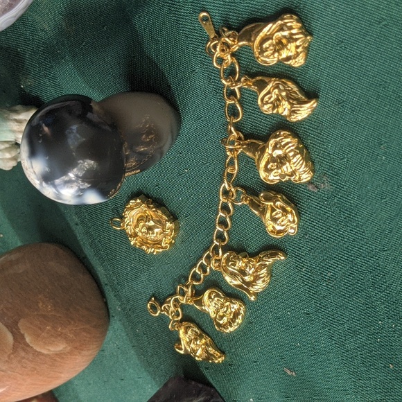 Disney Jewelry - Diseny seven dwarves dwarfs snow white necklace bracelet pendant